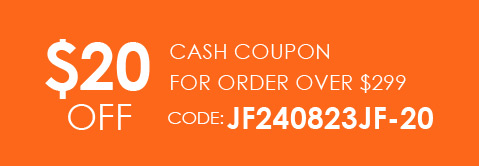 $20 OFF Cash Coupon For Order Over $299